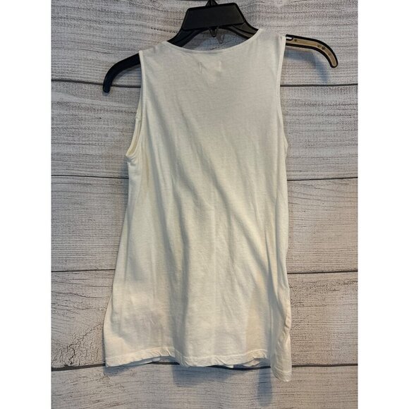Mossimo Supply Co. White Sleeveless Top S - Picture 3 of 3